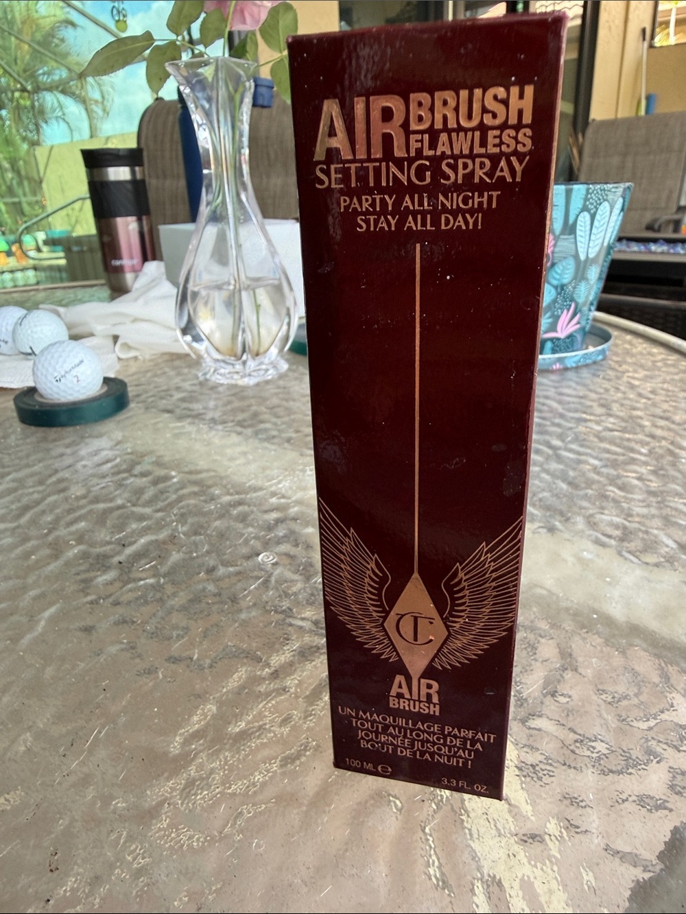 Charlotte Tilbury Airbrush Flawless Setting Spray - Brown Packaging